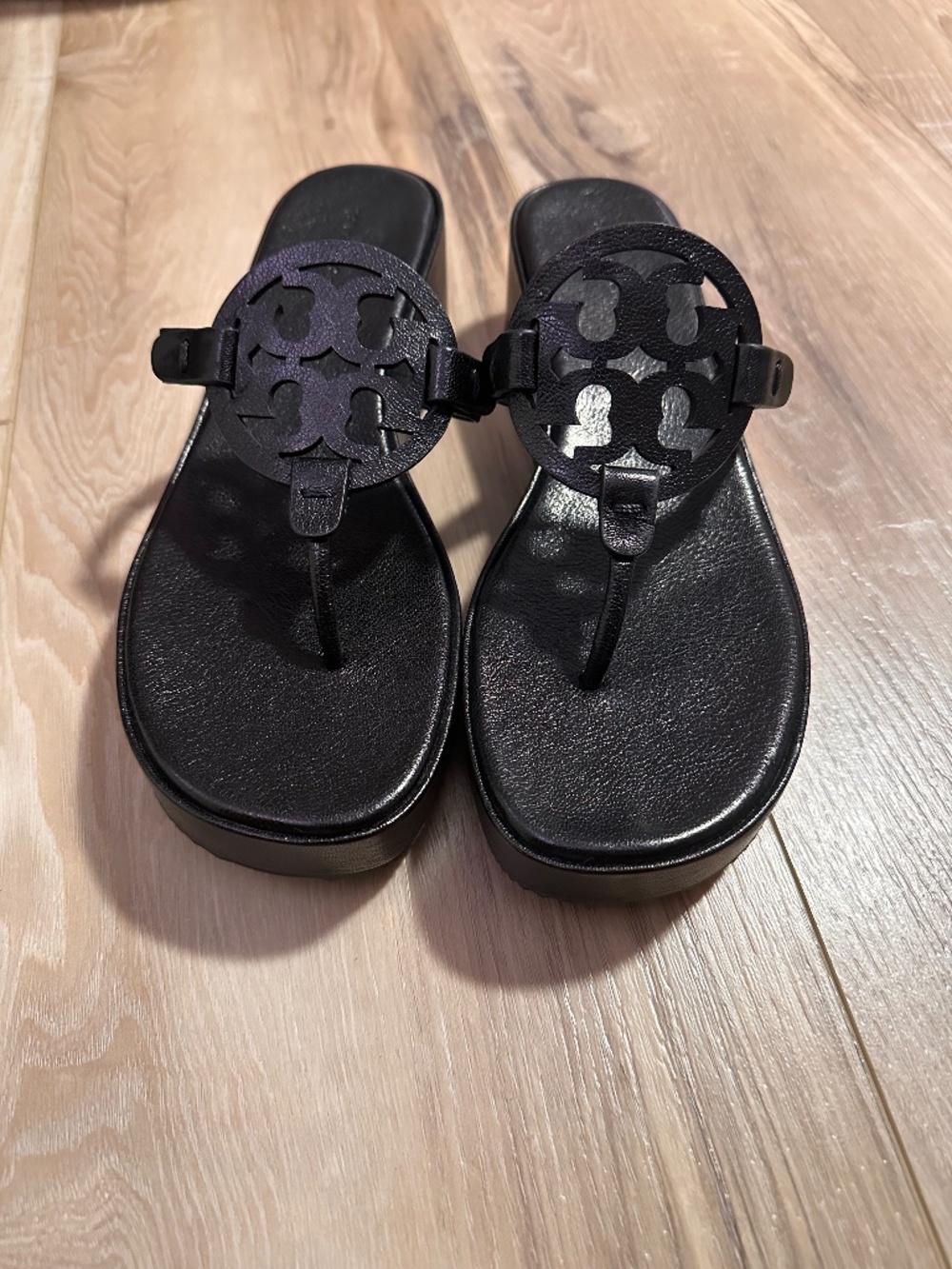 *SOLD*  Tory Burch Miller Wedge Platform Sandals